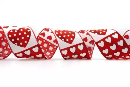 Hearts, Dots & Squares Ribbon - Hearts, Dots & Squares Ribbon